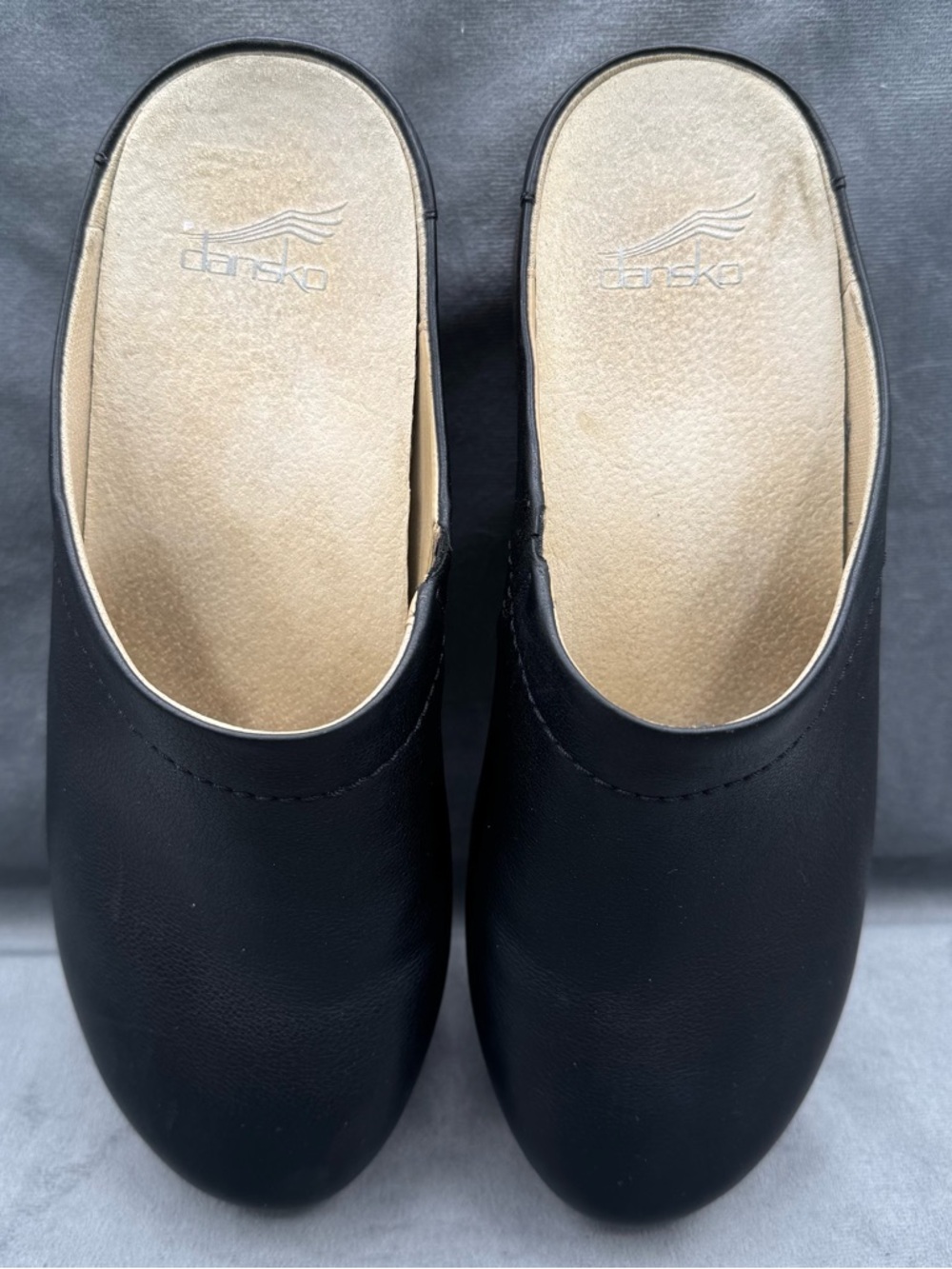 Dansko Mariella Mules Women’s Size 7.5 Black Leather Slip-On - Picture 11 of 14